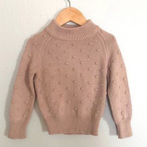 Jamie Kay Dotty Knit Sweater - Rosebud 1Y